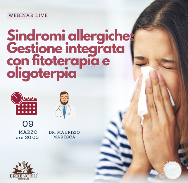 SINDROMI ALLERGICHE: GESTIONE INTEGRATA CON FITOTERAPIA E OLIGOTERPIA