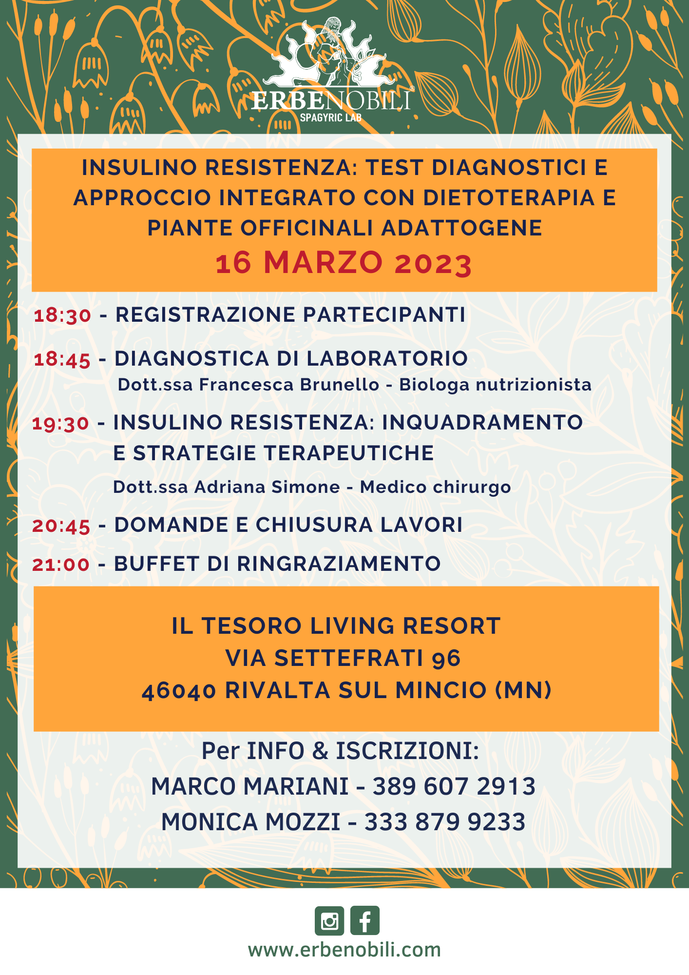 INSULINO RESISTENZA: TEST DIAGNOSTICI E APPROCCIO INTEGRATO CON DIETOTERAPIA E PIANTE OFFICINALI ADATTOGENE