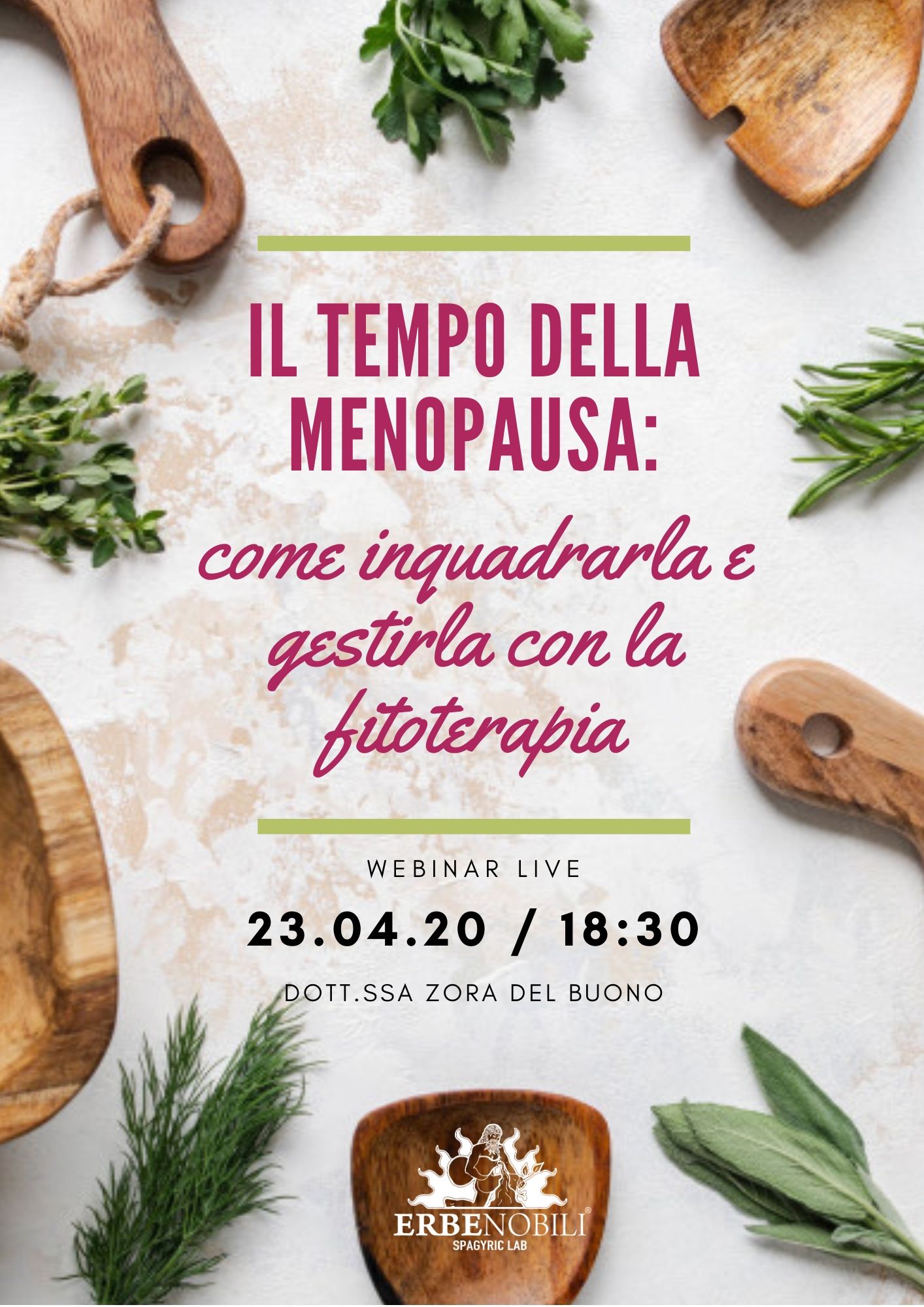 Il tempo della menopausa: come inquadrarla e gestirla con la fitoterapia 