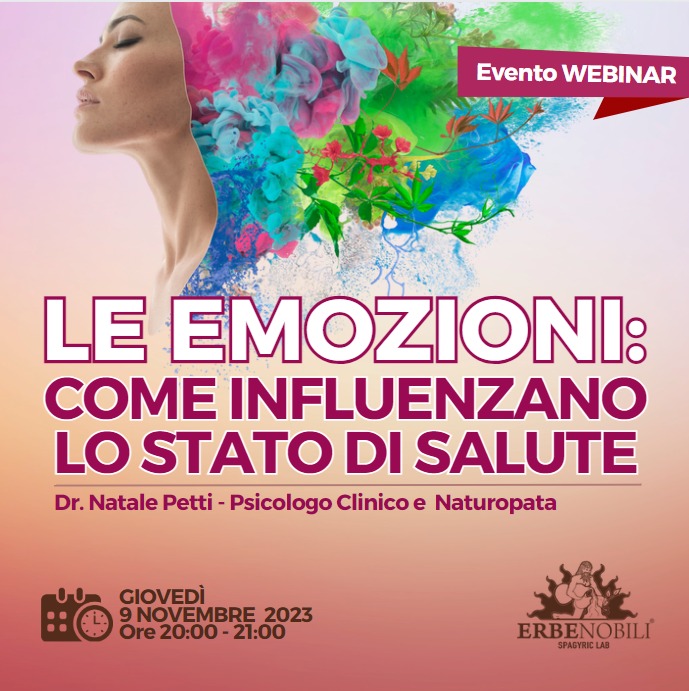LE EMOZIONI: COME INFLUENZANO IL  NOSTRO STATO DI SALUTE