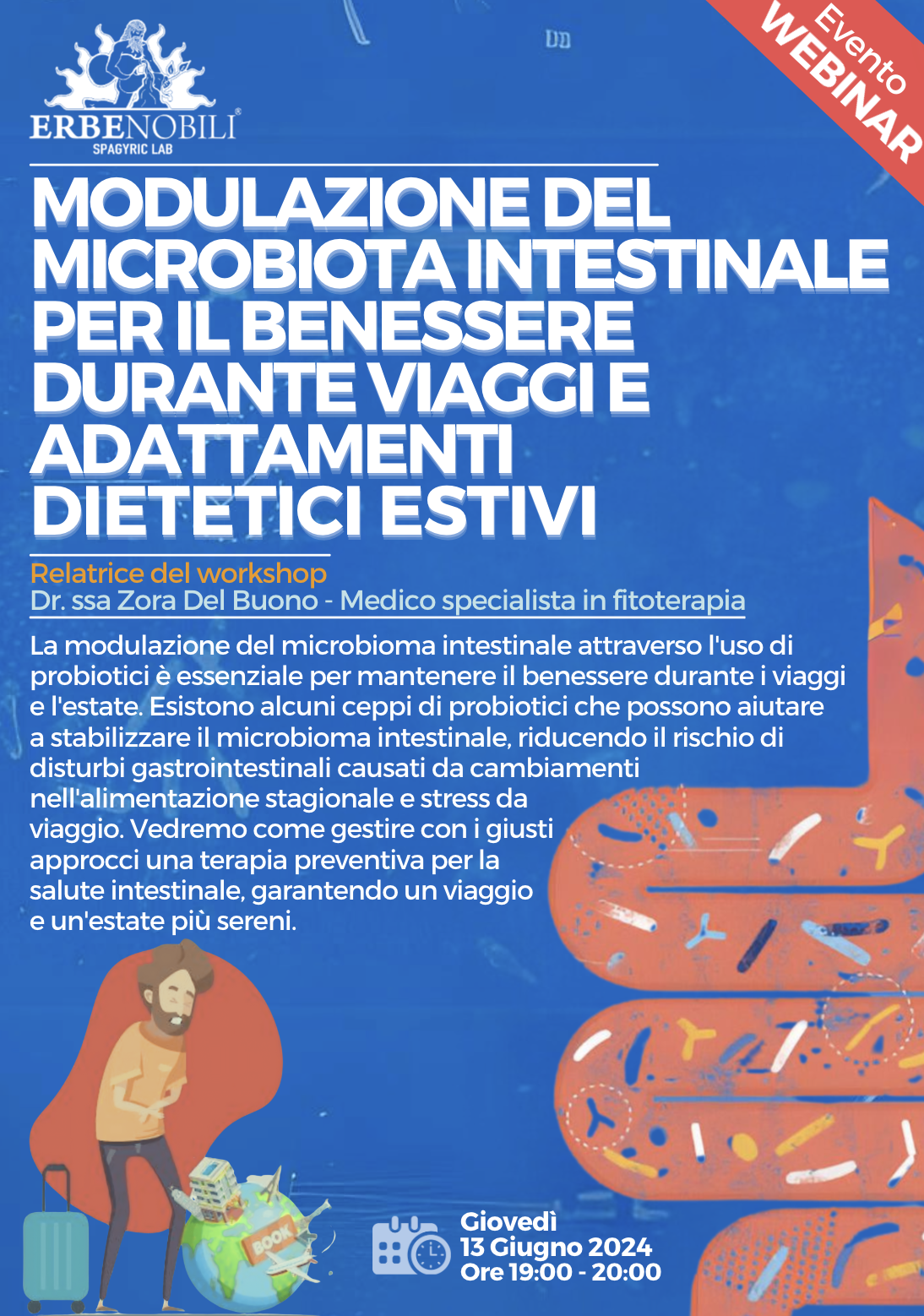 MODULAZIONE DEL MICROBIOTA INTESTINALE PER IL BENESSERE DURANTE VIAGGI E ADATTAMENTI DIETETICI ESTIVI