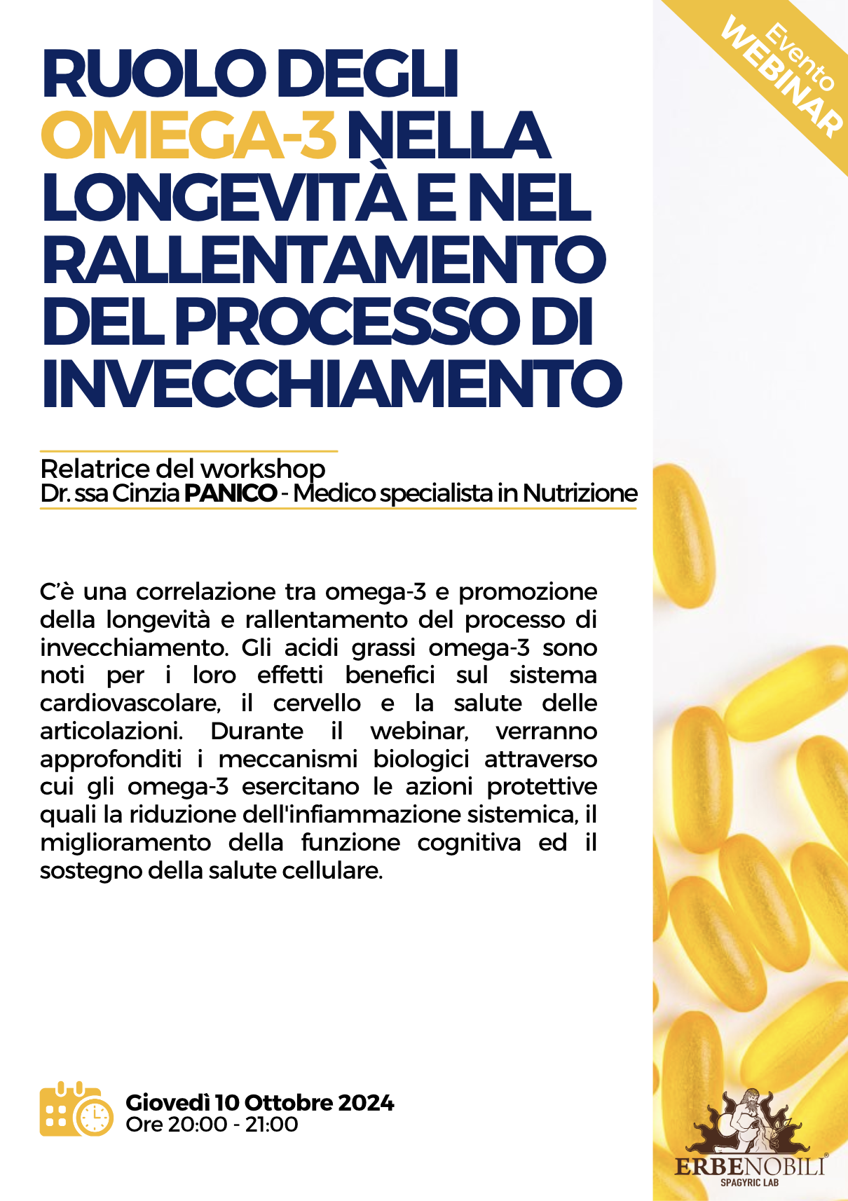 RUOLO DEGLI OMEGA-3 NELLA LONGEVITÀ E NEL RALLENTAMENTO DEL PROCESSO DI INVECCHIAMENTO