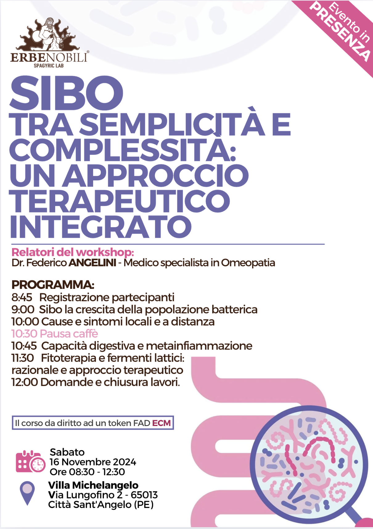 SIBO, TRA SEMPLICITA’ E COMPLESSITA’: UN APPROCCIO TERAPEUTICO INTEGRATO