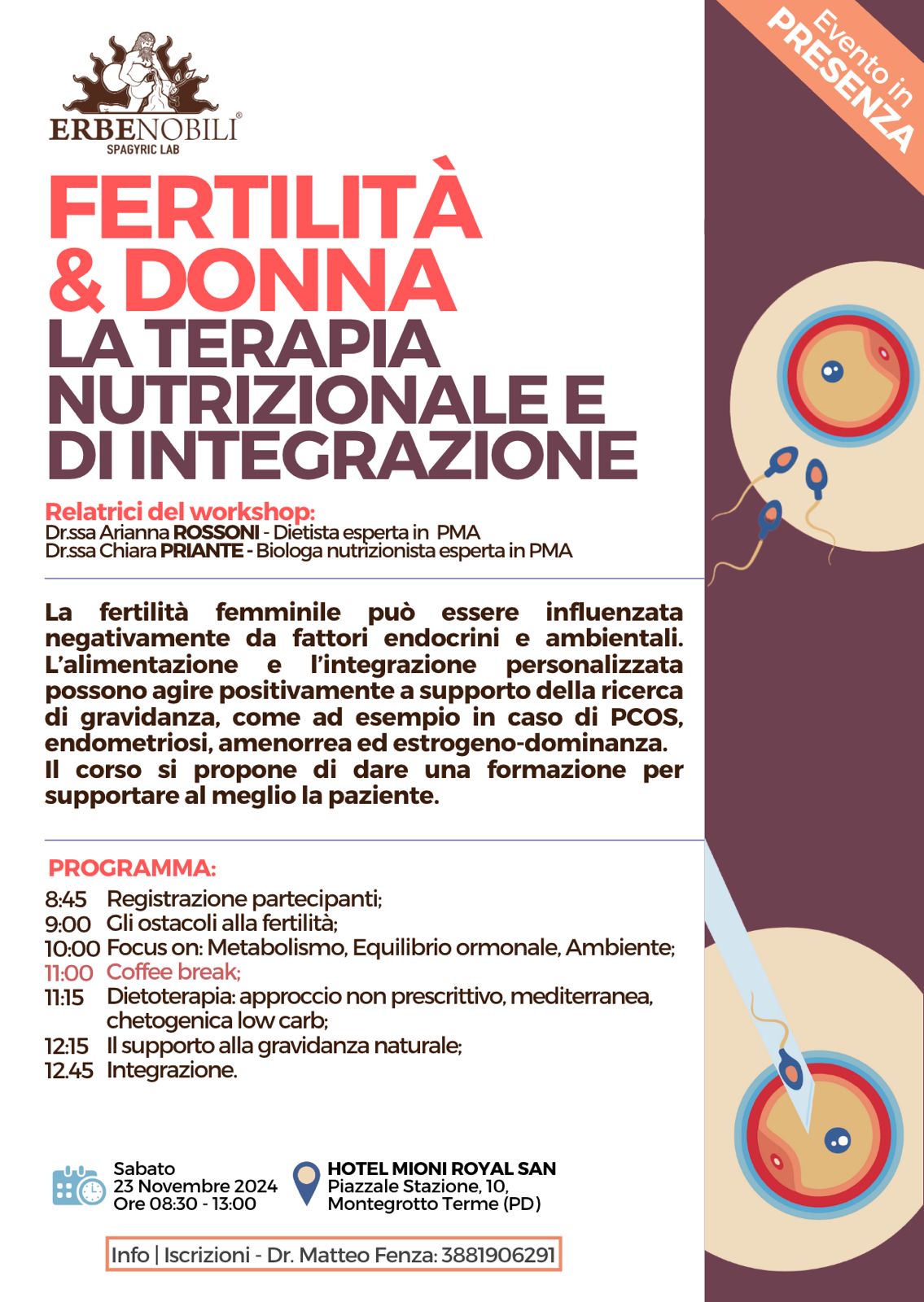 FERTILITÀ E DONNA: LA TERAPIA NUTRIZIONALE E DI INTEGRAZIONE