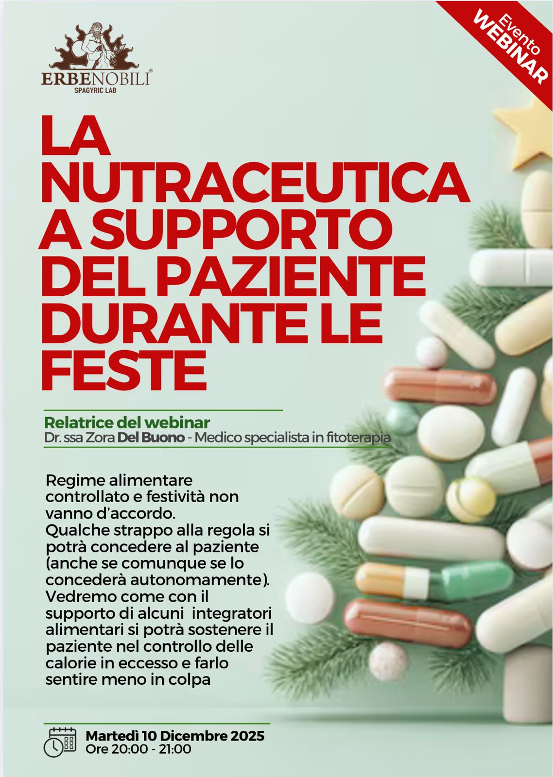 LA NUTRACEUTICA A SUPPORTO DEL PAZIENTE DURANTE LE FESTE