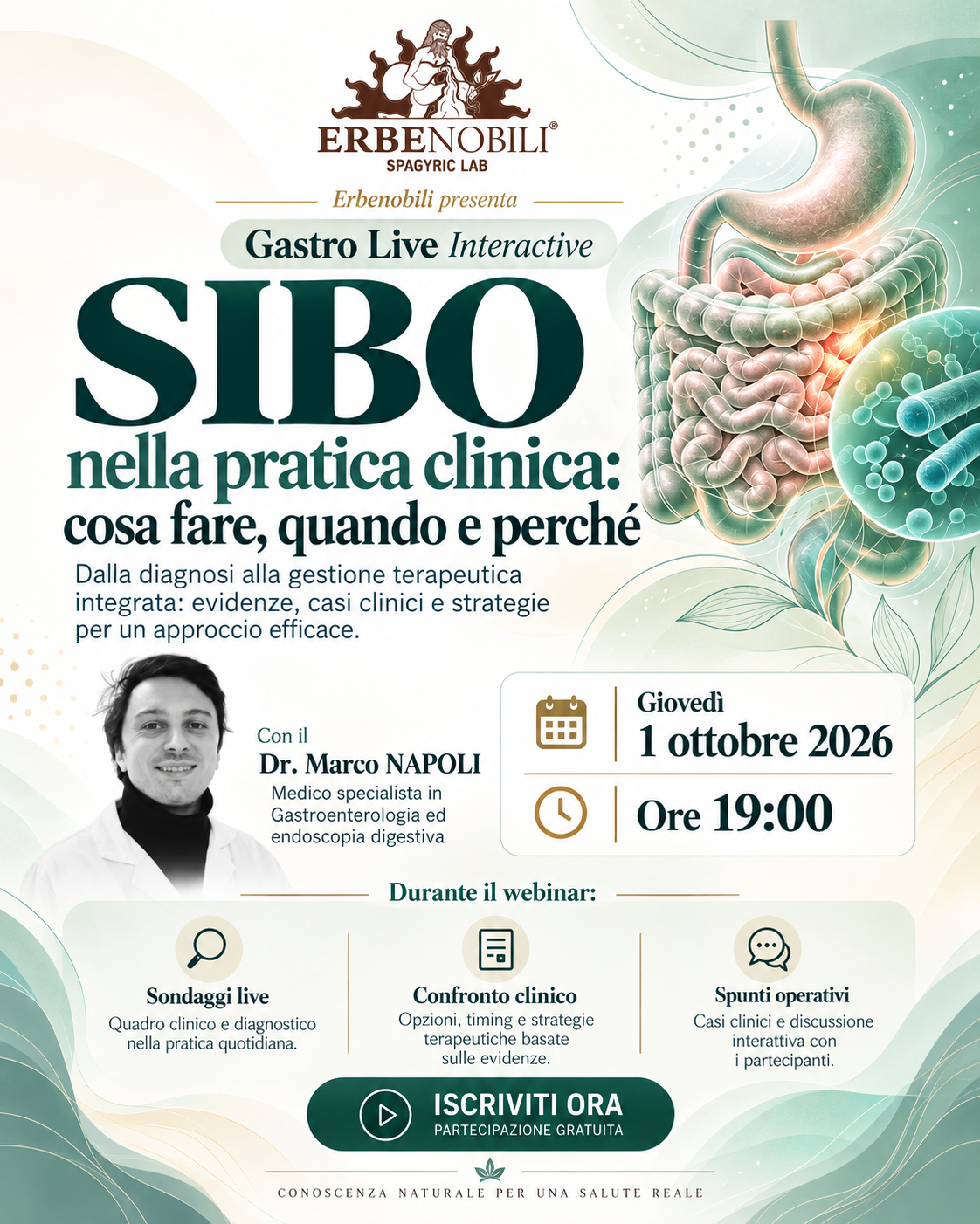 SIBO NELLA PRATICA CLINICA: COSA FARE, QUANDO E PERCHE'