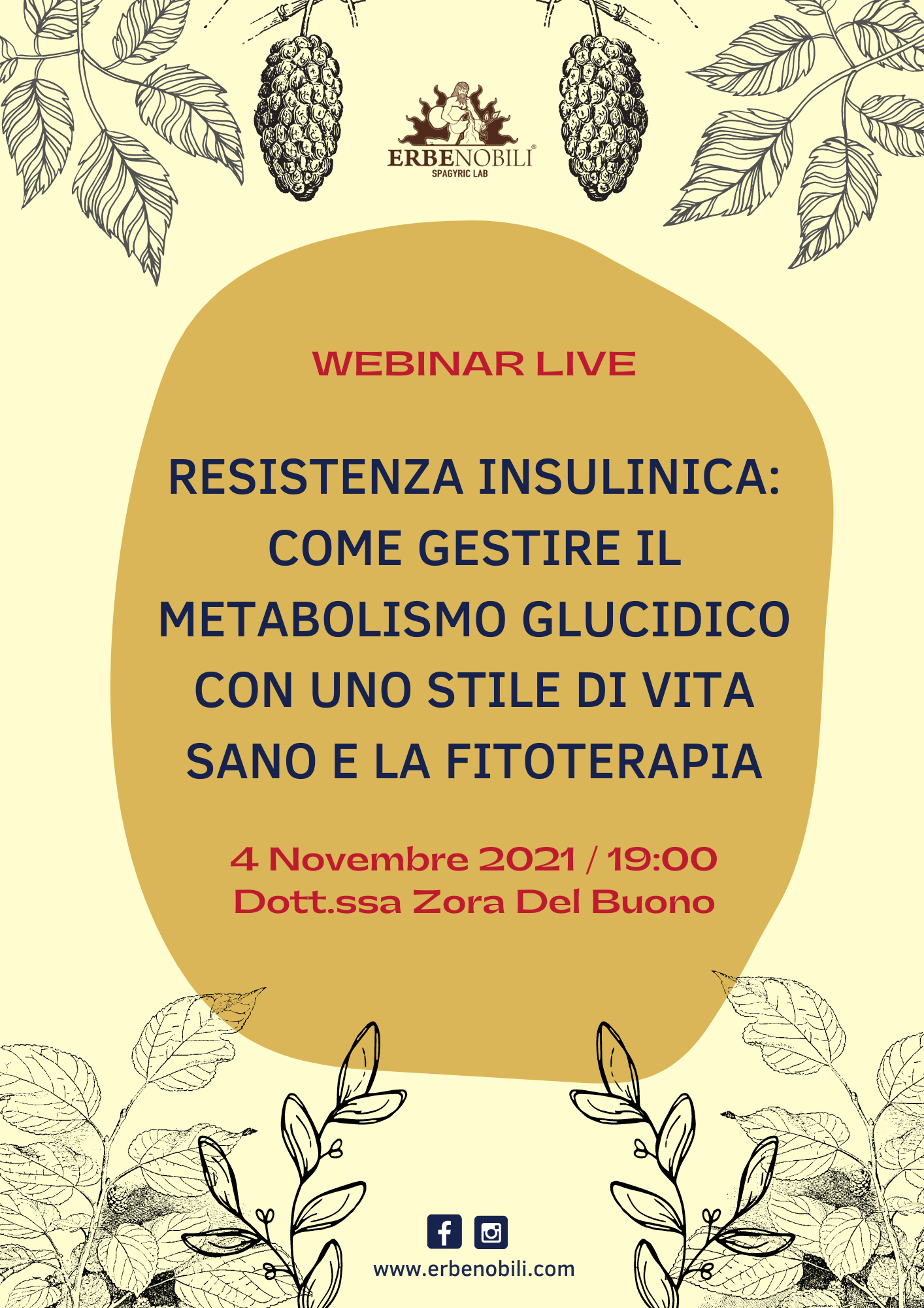 RESISTENZA INSULINICA: COME GESTIRE IL METABOLISMO GLUCIDICO CON UNO STILE DI VITA SANO E LA FITOTERAPIA
