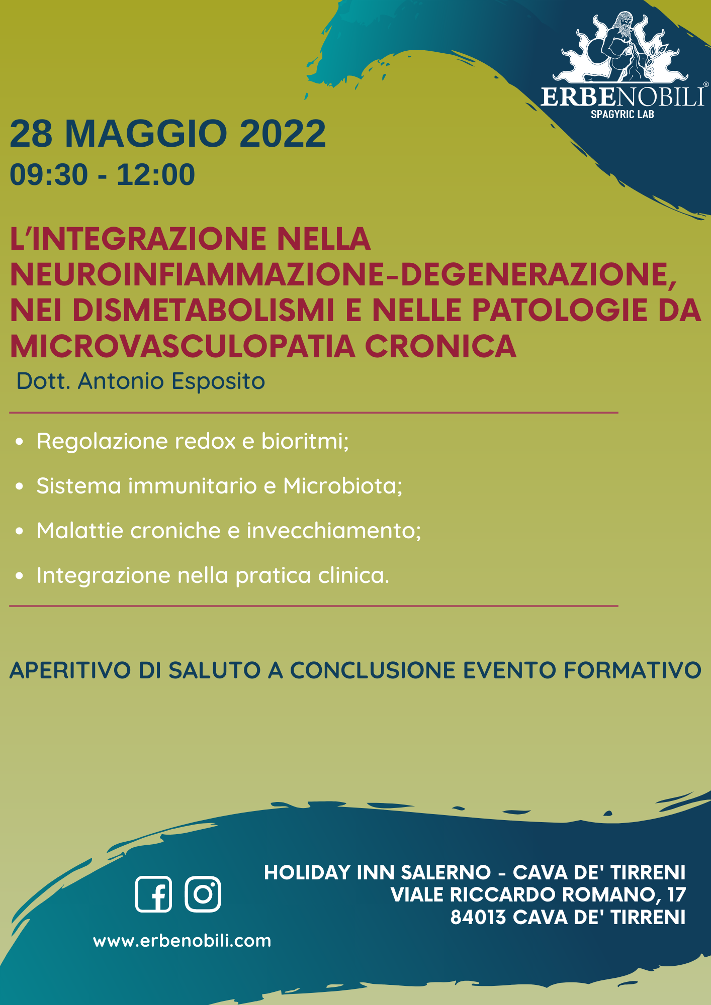 L’INTEGRAZIONE NELLA NEUROINFIAMMAZIONE-DEGENERAZIONE, NEI DISMETABOLISMI E NELLE PATOLOGIE DA MICROVASCULOPATIA CRONICA
