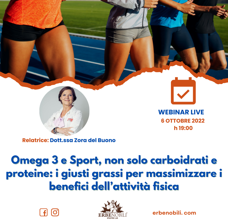 OMEGA 3 E SPORT, NON SOLO CARBOIDRATI E PROTEINE: I GIUSTI GRASSI PER MASSIMIZZARE I BENEFICI DELL'ATTIVITÀ FISICA